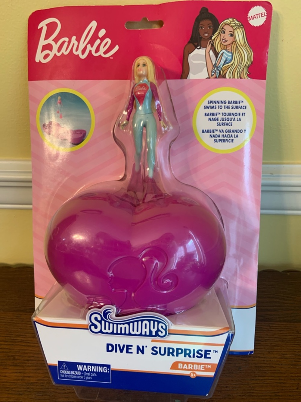 SwimWays Barbie Dive 'n' Surprise Pool Toy New